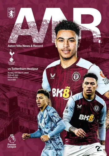 Spurs v Aston Villa (10 Mar 2024) Programme