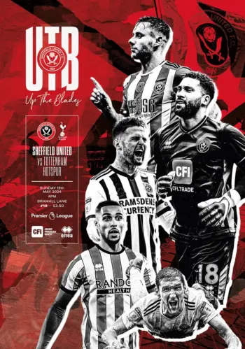 Spurs v Sheffield United (19 May 2024) Programme