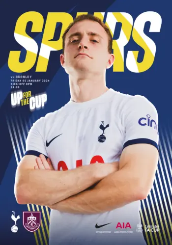 Spurs v Burnley FC (05 Jan 2024) Programme