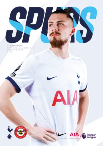 Spurs v Brentford FC (31 Jan 2024) Programme