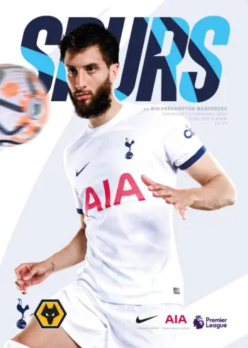 Spurs v Wolverhampton Wanderers (17 Feb 2024) Programme