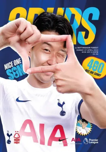 Spurs v Nottingham Forest (07 Apr 2024) Programme