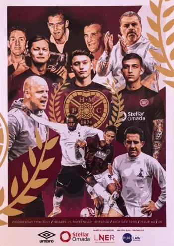 Spurs v Heart of Midlothian (17 Jul 2024) Programme