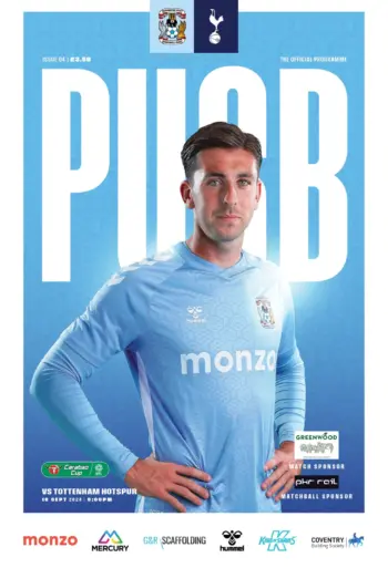 Spurs v Coventry City (18 Sep 2024) Programme