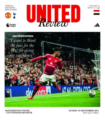 Spurs v Manchester United (29 Sep 2024) Programme