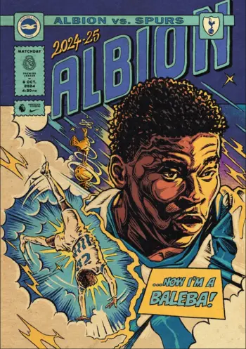 Spurs v Brighton & Hove Albion (06 Oct 2024) Programme