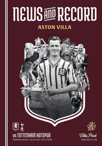 Spurs v Aston Villa (16 May 2025) Programme