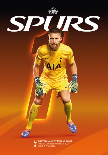 Spurs v AS Roma (28 Nov 2024) Programme