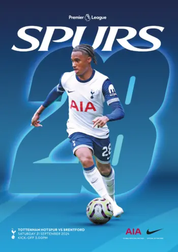 Spurs v Brentford FC (21 Sep 2024) Programme