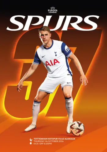 Spurs v AZ Alkmaar (24 Oct 2024) Programme
