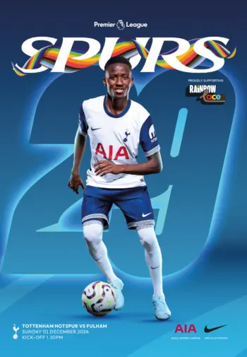 Spurs v Fulham FC (01 Dec 2024) Programme