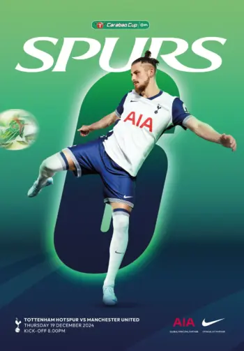 Spurs v Manchester United (19 Dec 2024) Programme