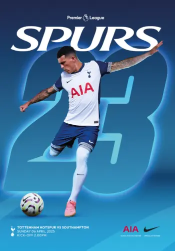 Spurs v Southampton FC (06 Apr 2025) Programme