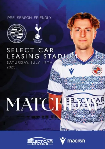 Spurs v Reading FC (19 Jul 2025) Programme