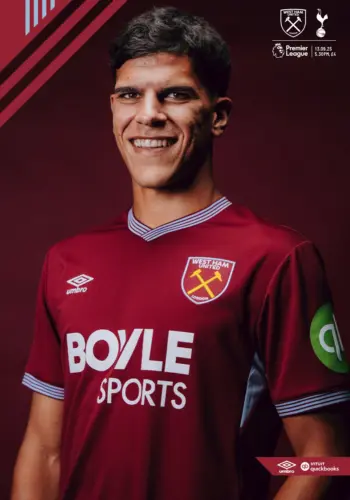 Spurs v West Ham United (13 Sep 2025) Programme
