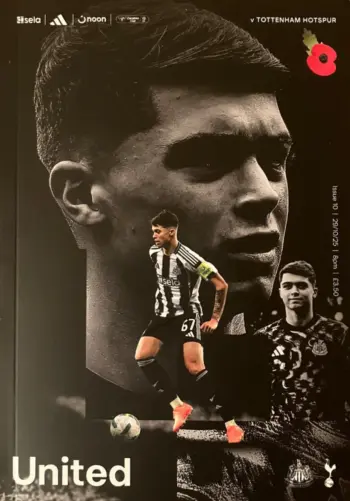 Spurs v Newcastle United (29 Oct 2025) Programme