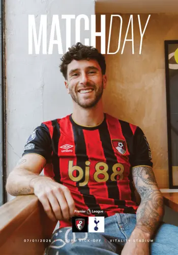 Spurs v AFC Bournemouth (07 Jan 2026) Programme