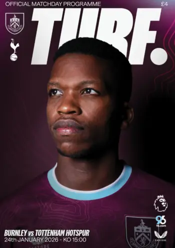 Spurs v Burnley FC (24 Jan 2026) Programme