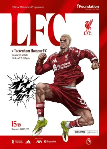Spurs v Liverpool FC (15 Mar 2026) Programme