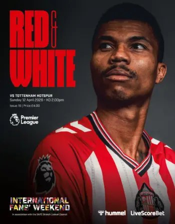 Spurs v Sunderland AFC (12 Apr 2026) Programme