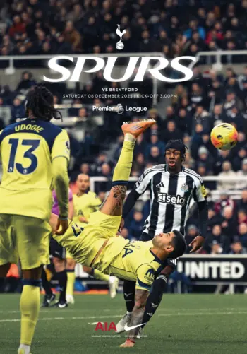 Spurs v Brentford FC (06 Dec 2025) Programme