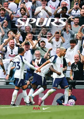 Spurs v Nottingham Forest (22 Mar 2026) Programme