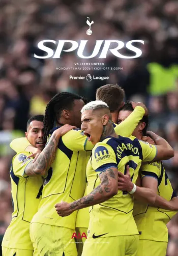 Spurs v Leeds United (11 May 2026) Programme
