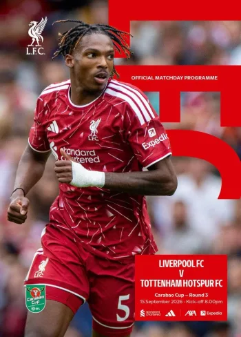 Spurs v Liverpool FC (15 Sep 2026) Programme