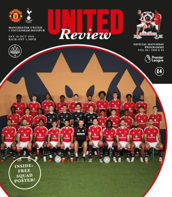 Spurs v Manchester United (10 Oct 2026) Programme