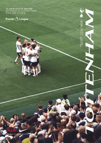 Spurs v Newcastle United (29 Aug 2026) Programme