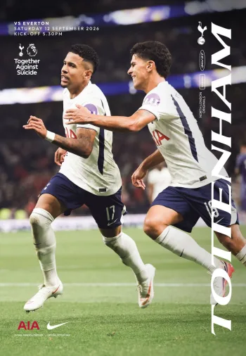 Spurs v Everton FC (12 Sep 2026) Programme