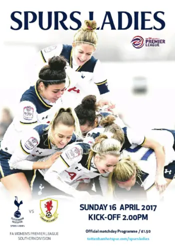 Spurs v Cardiff City (16 Apr 2017) Programme