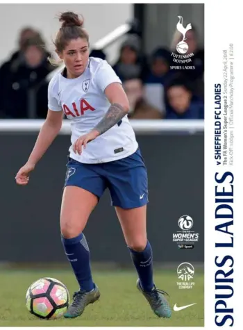 Spurs v Sheffield FC (22 Apr 2018) Programme