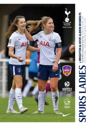 Spurs v Brighton & Hove Albion (05 Nov 2017) Programme