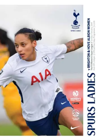 Spurs v Brighton & Hove Albion (07 Jan 2018) Programme