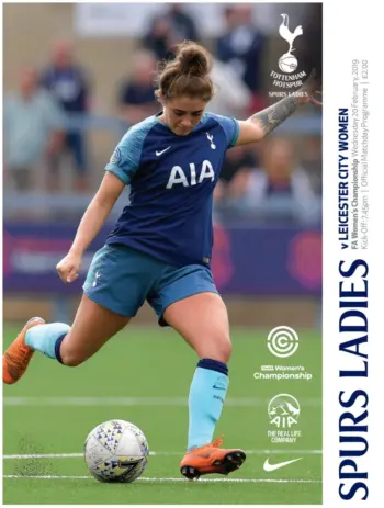 Spurs v Leicester City (20 Feb 2019) Programme