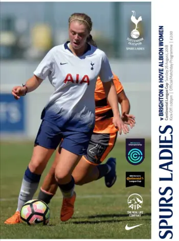 Spurs v Brighton & Hove Albion (26 Aug 2018) Programme