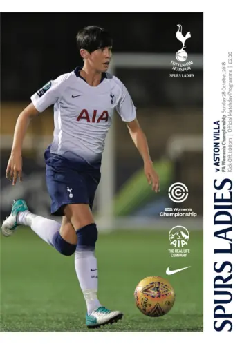 Spurs v Aston Villa (28 Oct 2018) Programme