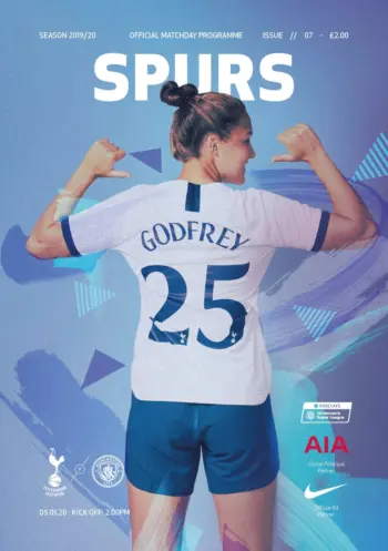 Spurs v Manchester City (05 Jan 2020) Programme