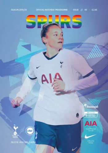 Spurs v Brighton & Hove Albion (08 Dec 2019) Programme