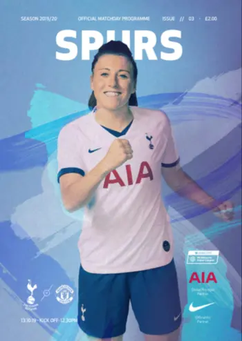 Spurs v Manchester United (13 Oct 2019) Programme