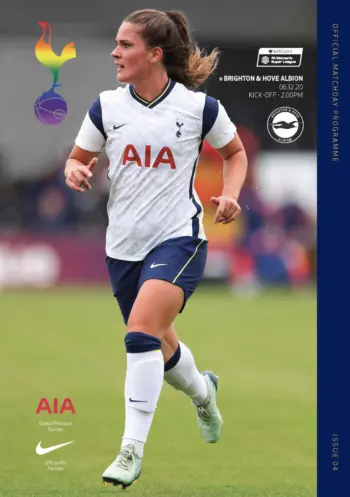 Spurs v Brighton & Hove Albion (06 Dec 2020) Programme