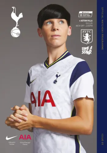 Spurs v Aston Villa (13 Dec 2020) Programme