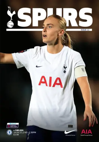Spurs v Chelsea FC (24 Apr 2022) Programme