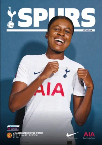 Spurs v Manchester United (07 Nov 2021) Programme