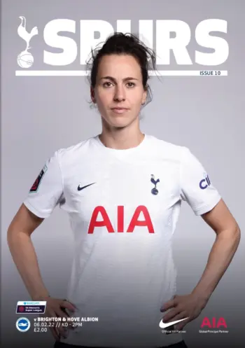 Spurs v Brighton & Hove Albion (06 Feb 2022) Programme