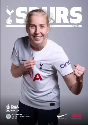 Spurs v Leicester City (30 Jan 2022) Programme