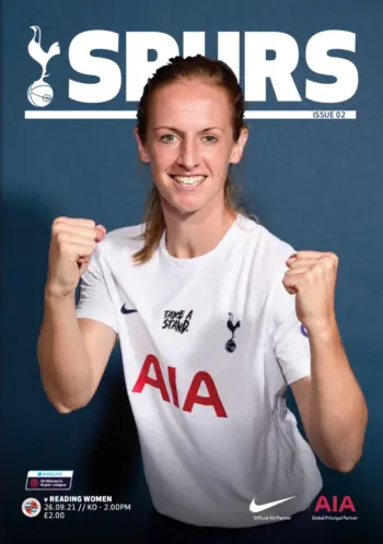 Spurs v Reading FC (26 Sep 2021) Programme