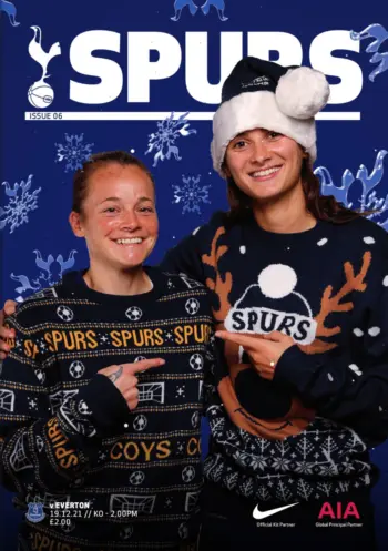 Spurs v Everton FC (19 Dec 2021) Programme