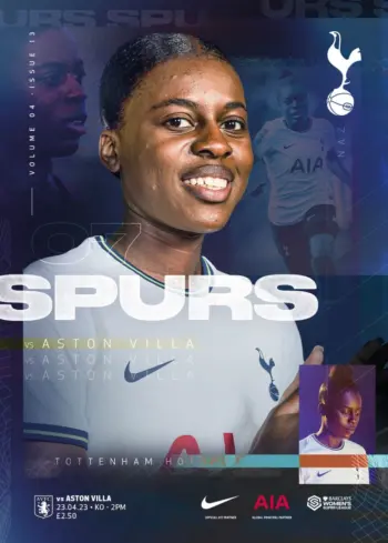 Spurs v Aston Villa (23 Apr 2023) Programme